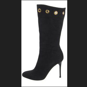 JIMMY CHOO MID-CALF JETSON SUE BOOT SIZE 7.5